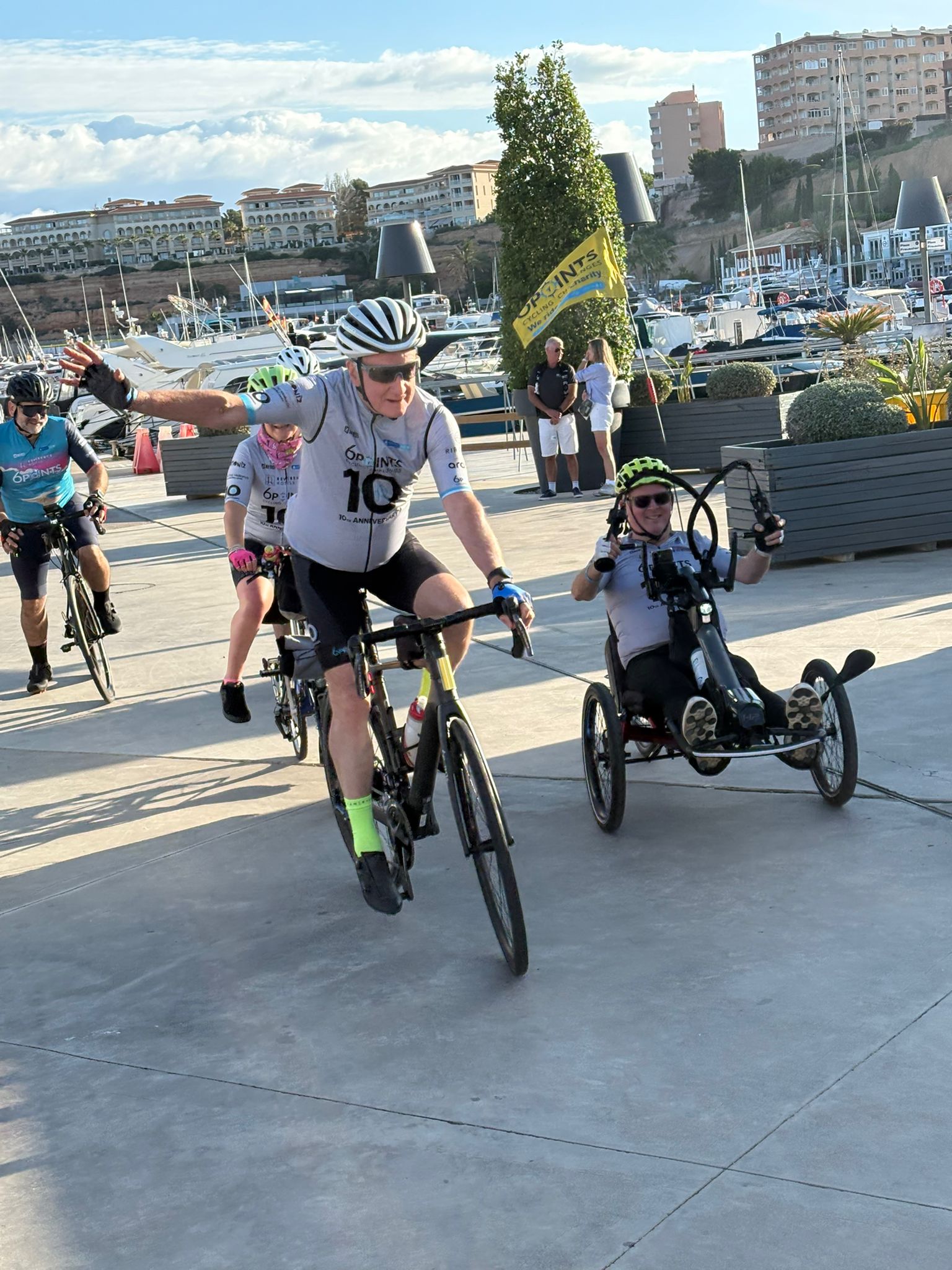 6 Points Challenges Hand Trike