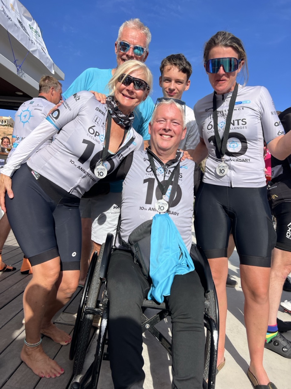6Points Cycling Challenges Mallorca Justin Jones with Amanda Butler