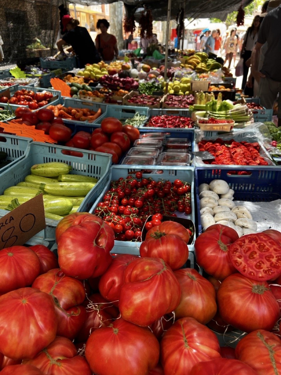Santa Maria Market Mallorca Organic Vegetables
