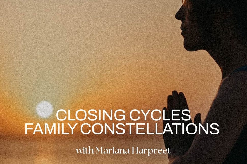 Closing Cycles family constellations workshop with Mariana Harpreet at Sadhana Works, Palma