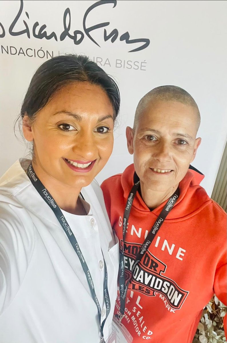 Jas Panesar at the Ricardo Fisas Natura Bissé Foundation during her Diploma in Oncological Skin Care